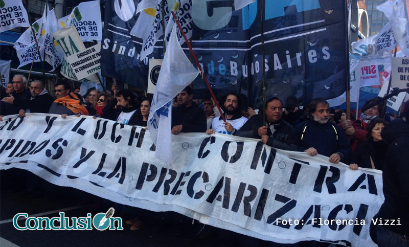 Trabajadores de Prensa contra un decreto de Macri que derriba barreras regulatorias