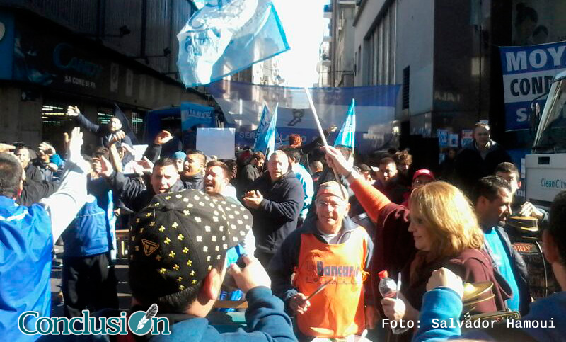 El Movimiento Sindical Rosarino se movilizó frente a la Anses