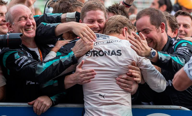 Fórmula 1: Nico Rosberg se quedó con el GP de Europa en Bakú