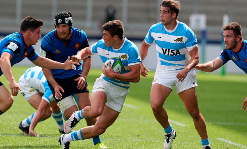 Rugby: Los Pumitas vencieron a Francia por 24 a 12