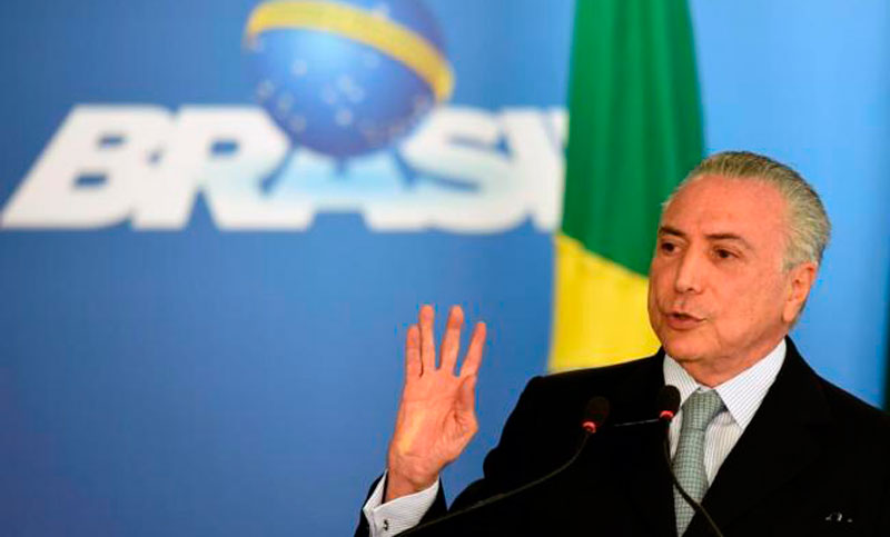 Brasil: fiscalía pide detener a presidentes de cámaras de Diputados y Senadores