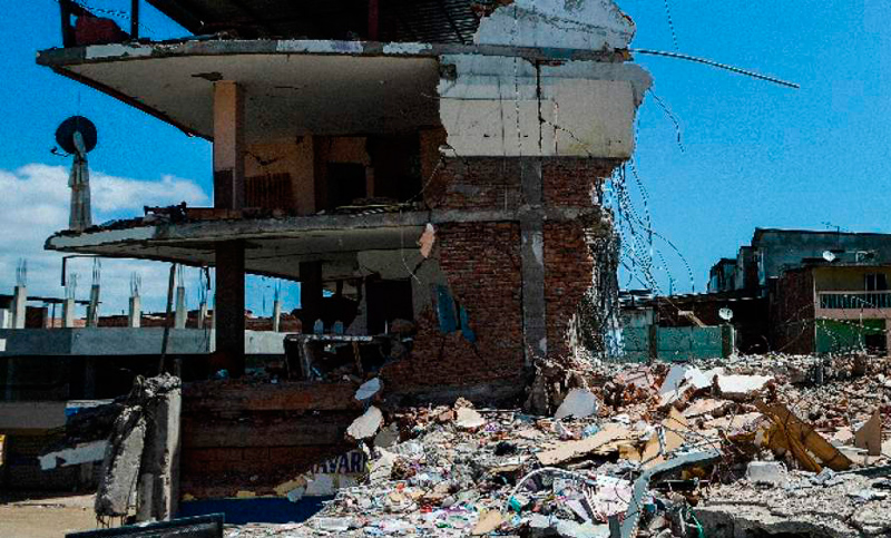 Letal terremoto en Ecuador ha desencadenado 1.896 réplicas en dos meses