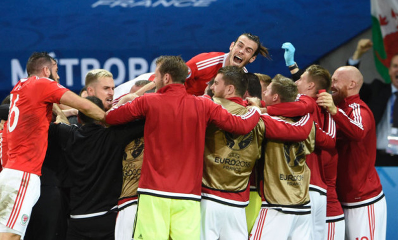 Eurocopa: Gales venció a Bélgica y consiguió una histórica clasificación