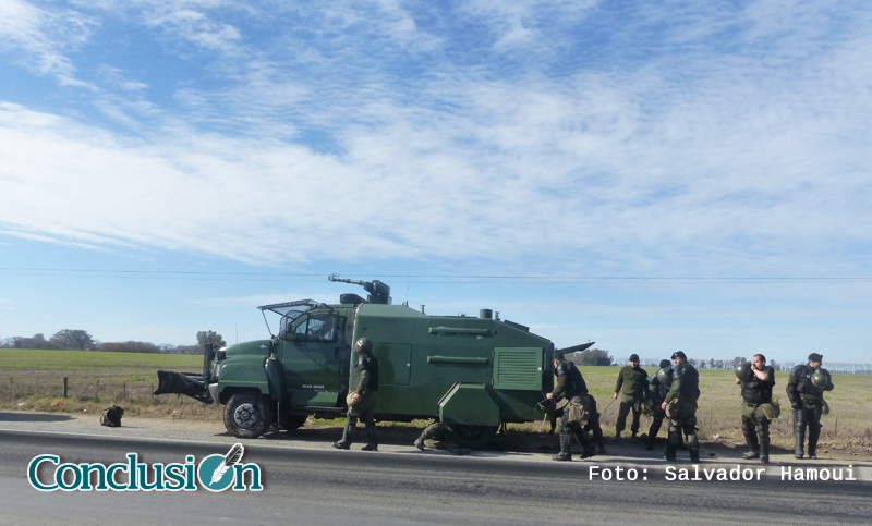 Gendarmería intervino para liberar distintos puntos afectados por corte de transportistas