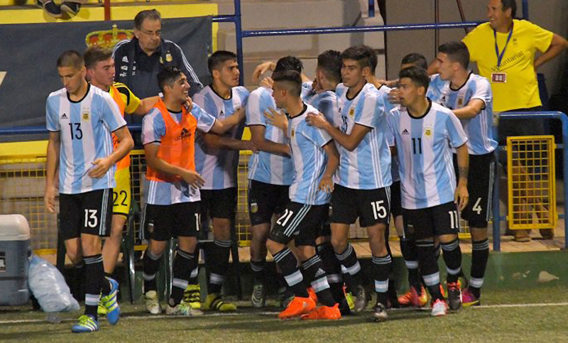 Argentina sub 20 le ganó a Costa Rica y pasó a las semis del torneo español