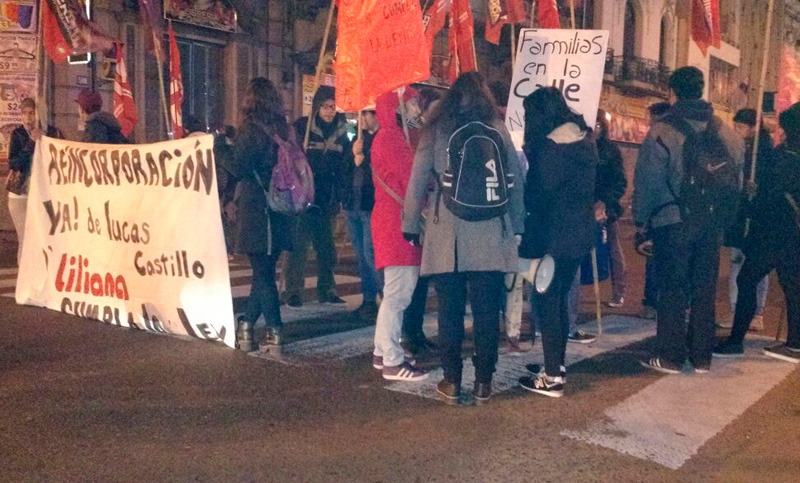 Trabajadores de «Liliana» se manifestaron en el microcentro