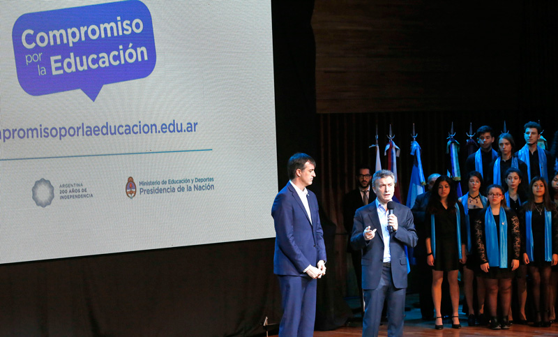 Macri lanzó iniciativa que busca evaluar a docentes, alumnos y escuelas