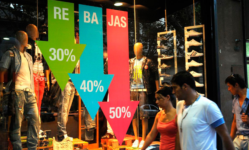 Buenos Aires: las ventas minoristas cayeron 3,1% en el semestre
