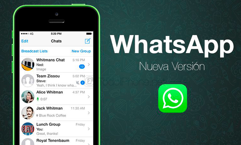Esto es lo nuevo que trae WhatsApp en la próxima actualización