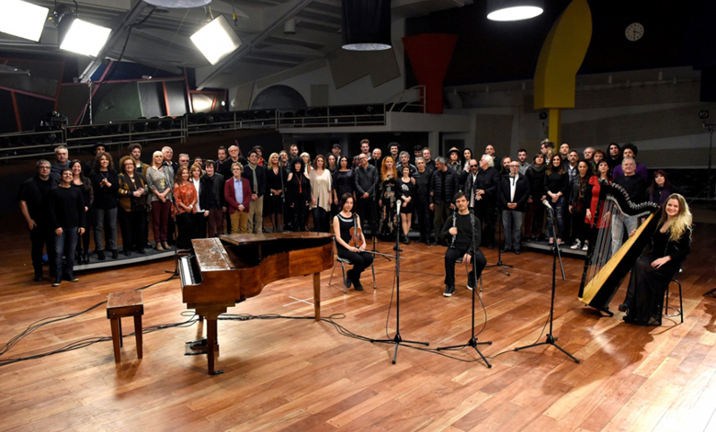 Cientos de músicos se juntaron en memoria del atentado a la Amia