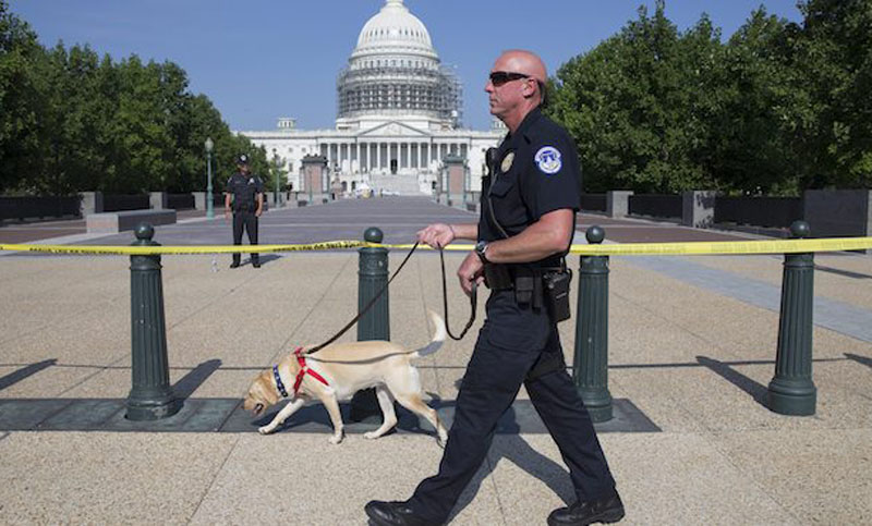 Por un alerta de seguridad cerraron el Congreso de Estados Unidos