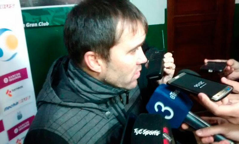 Coudet: «Me voy contento porque ganamos, pero no tenemos recambio»