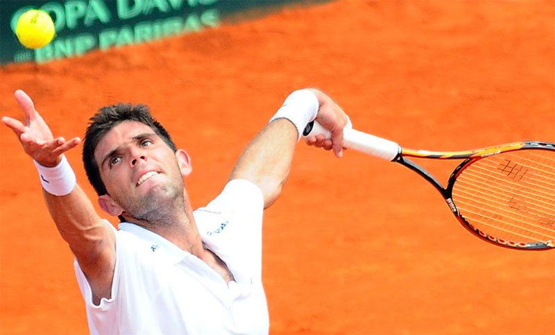 Copa Davis: Delbonis ya juega con Seppi el primer punto de la serie