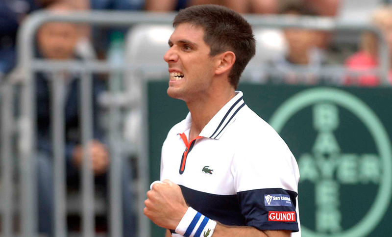 Copa Davis: Federico Delbonis venció a Seppi y Argentina toma ventaja