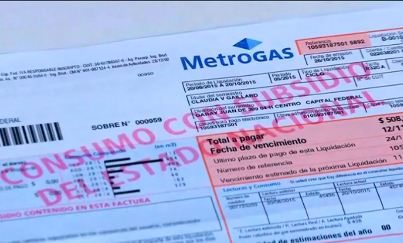 Gas: gobierno oficializó que las facturas deberán llegar con tarifas vigentes al 31 de marzo