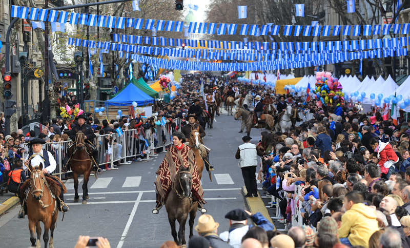 Los festejos por el Bicentenario de la Patria empezaron en Buenos Aires