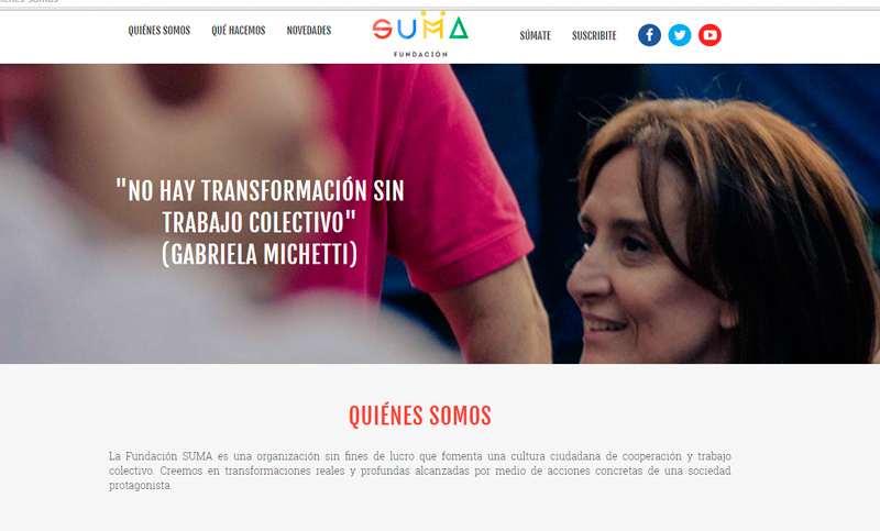 Michetti no dijo quienes habían sido los donantes del dinero robado en su casa