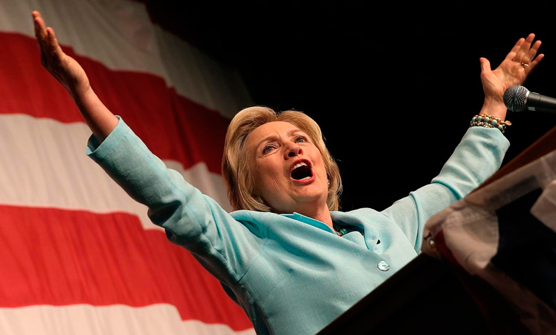 Según una encuesta, la demócrata Hillary Clinton es la favorita de los argentinos