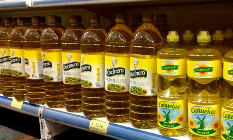 El Gobierno fijó un tope para el aumento de precios del aceite