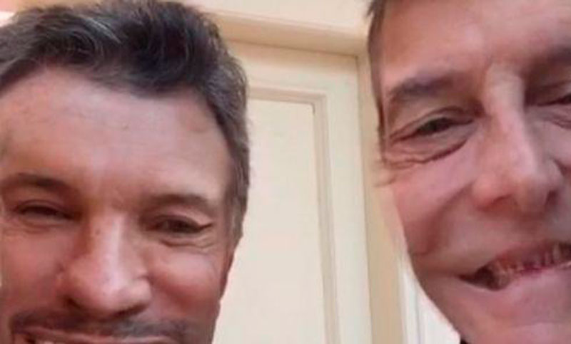 Macri y Tinelli firmaron la paz con un video en la red social Snapchat