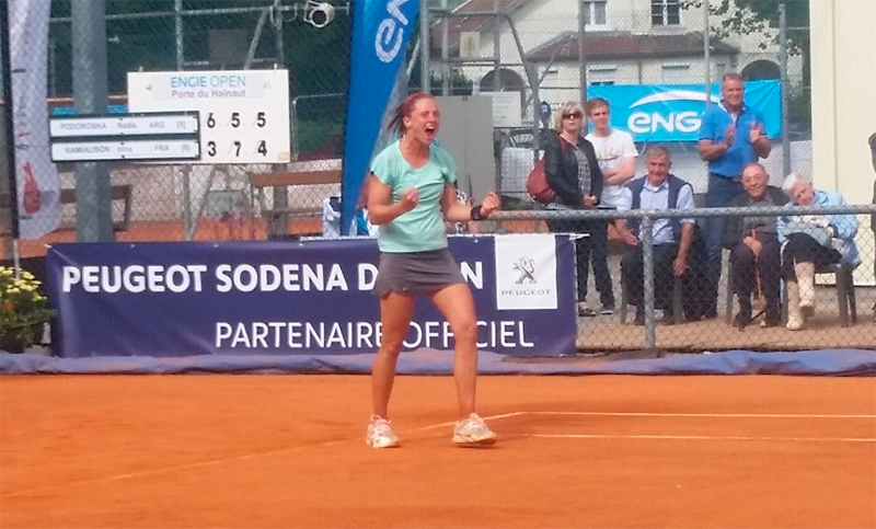 Tenis: la rosarina Nadia Podoroska, campeona en Denain