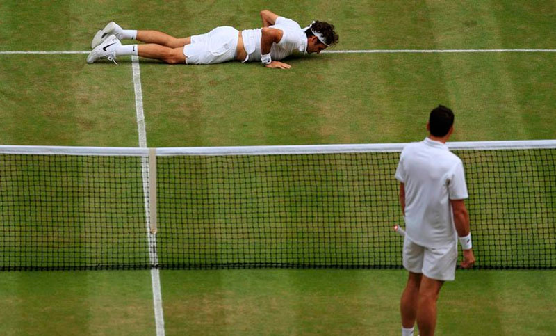 Raonic derrumbó el sueño de Federer y accede a la final de Wimbledon