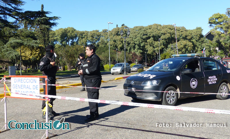 Gran operativo policial en la previa del choque Newell’s-Puerto San Martín
