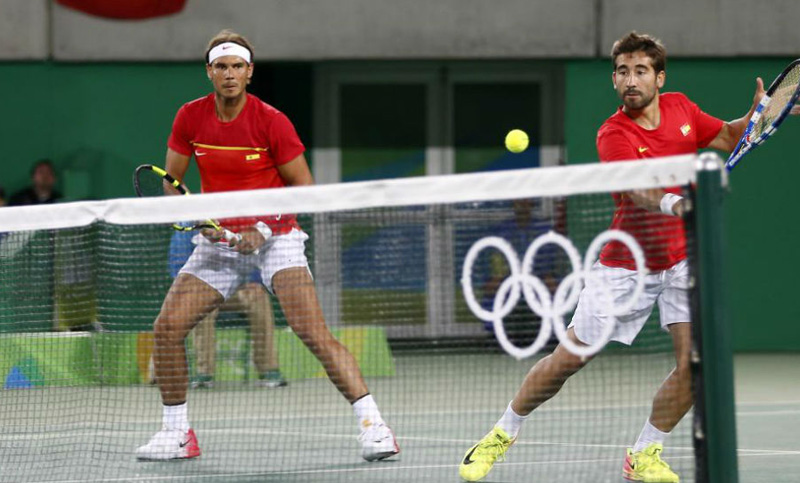 Con la magia de Nadal, España consiguió el oro en dobles