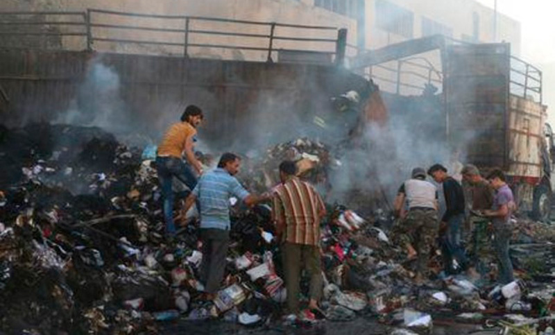 Intensos bombardeos rusos cerca de la ciudad siria de Alepo