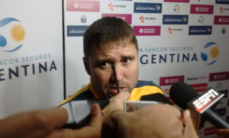 Coudet afirmó que no le gustó como jugó Central y rescató la clasificación