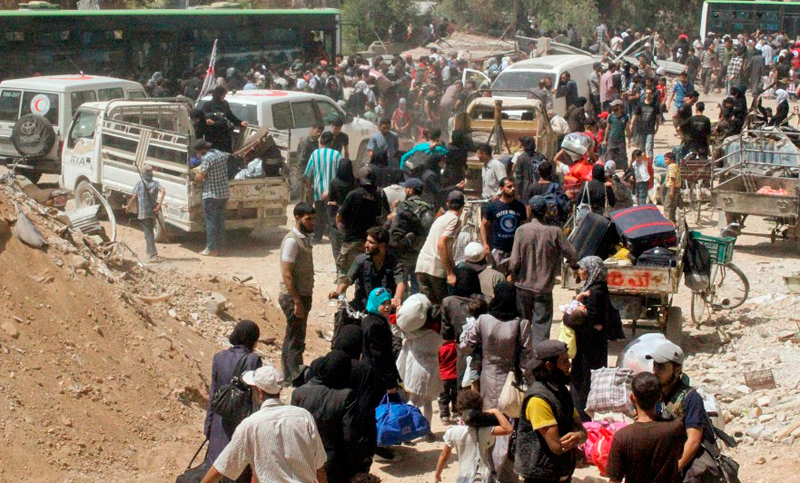 Un segundo grupo rebelde abandona la ciudad siria de Daraya
