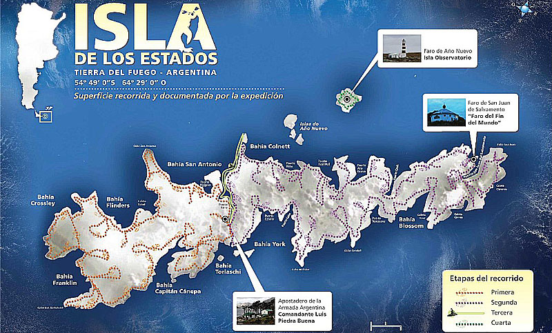 Declaran a la Isla de los Estados como Reserva Natural Silvestre