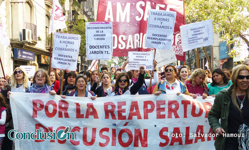 Amsafé Rosario convoca a un cese de tareas contra el Operativo de Evaluación Aprender