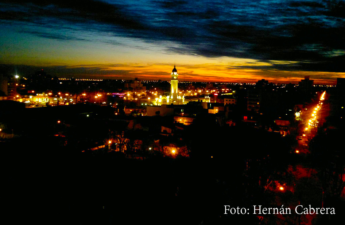 Atardecer en nuestra ciudad, un hermoso espectáculo