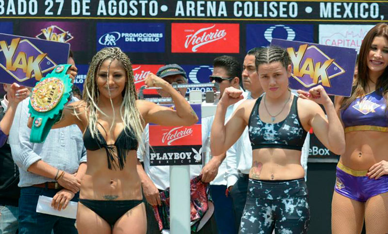 La Bonita Bermúdez y La Barby Juárez, en peso
