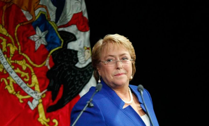 Bachelet tiene el nivel de aprobación más bajo desde el retorno a la democracia