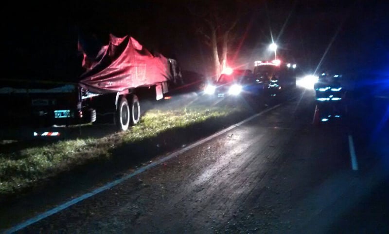 Murió un hombre tras violento choque entre dos camiones