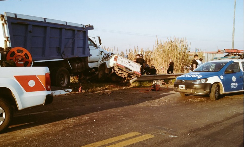 Dos muertos y un herido tras choque en la ruta 34