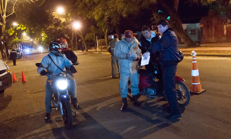 Operativos: remitieron 250 vehículos al corralón en cinco días