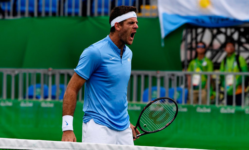 Del Potro va por el oro en un domingo a pura competencia argentina
