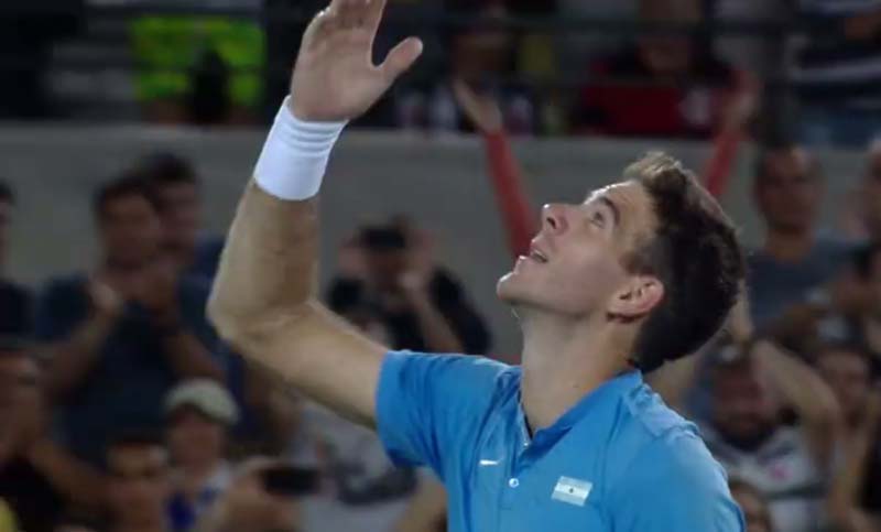 Del Potro gigante, el tandilense eliminó a Djokovic en Río