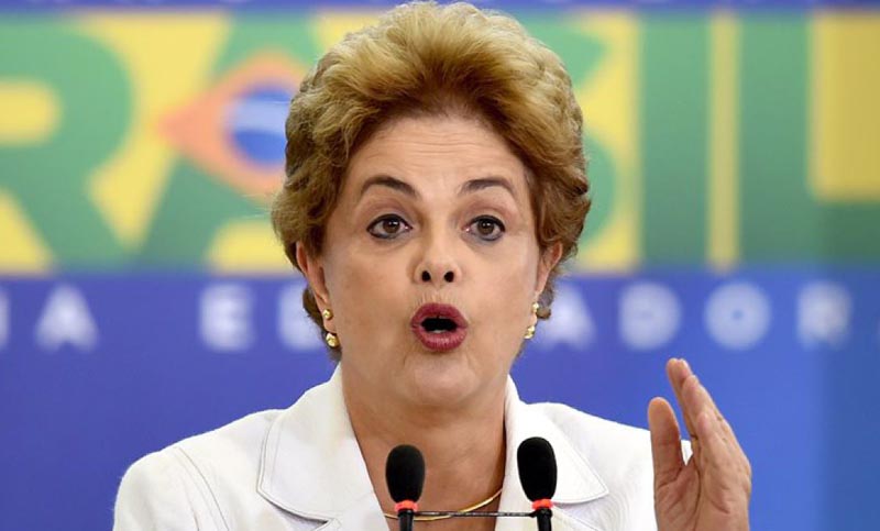 Rousseff prometió oposición “firme y enérgica” ante “golpistas”