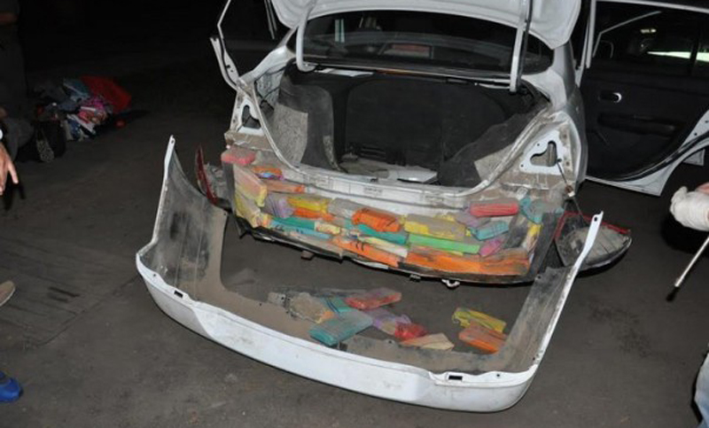 Secuestraron más de 100 kilos de marihuana ocultos en un vehículo