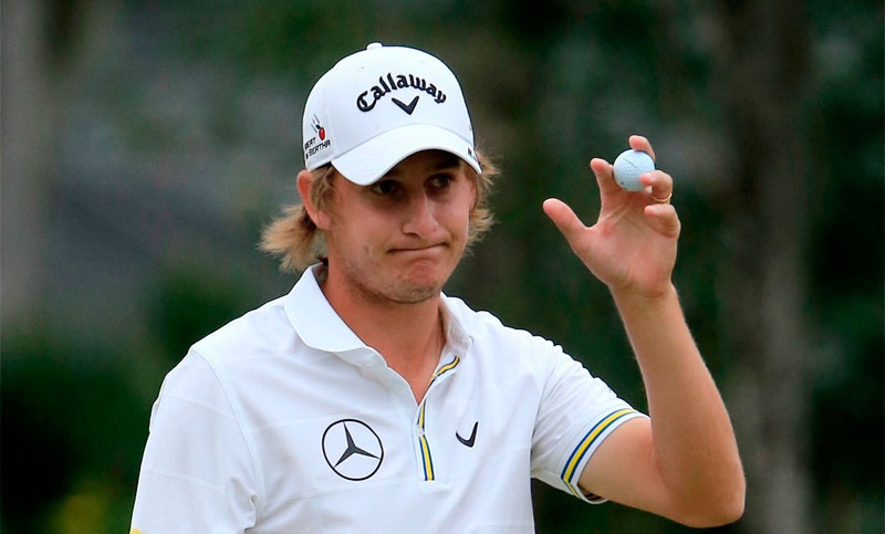 Golf: Emiliano Grillo perdió los palos y puso en duda su participación