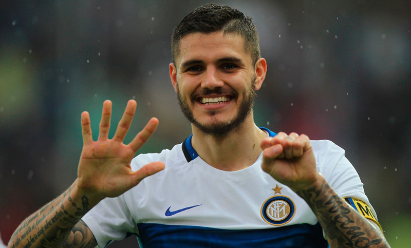 Napoli, a la carga por el rosarino Mauro Icardi