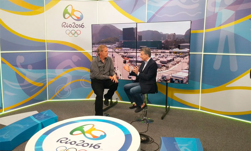 “Es un evento único que convoca a todo el mundo”, dijo Macri en Río