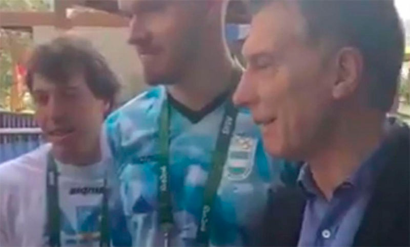 Macri visitó la Villa Olímpica y dejó su mensaje de aliento para los argentinos