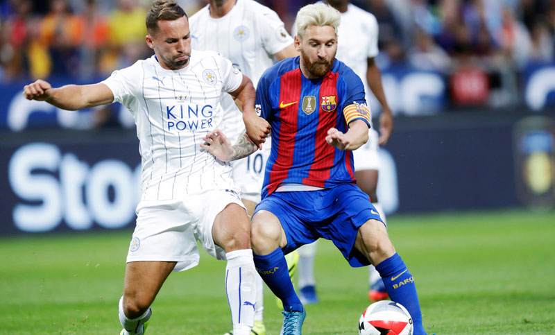 Barcelona le ganó a Leicester y Messi fue titular