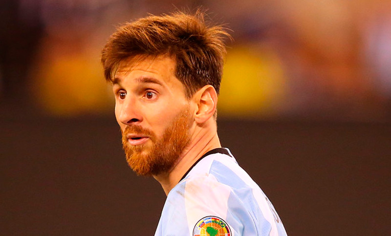 Messi recibió al Patón Bauza en Barcelona