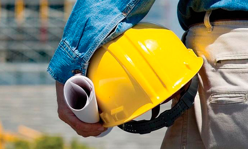 El empleo en la construcción mostró una fuerte caída